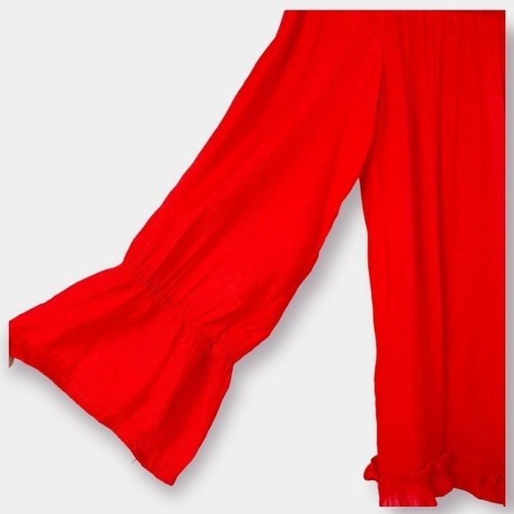 NEW Zac & Rachel Red Tunic Tassel Size Small - Picture 4 of 6